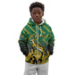 South Africa Rugby Custom Kid Hoodie Go Springboks Go
