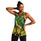 South Africa Rugby Custom Women Racerback Tank Go Springboks Go