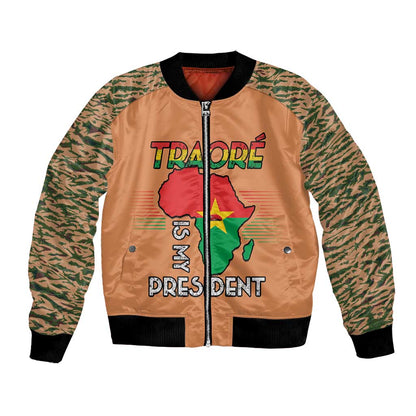 Traore Is My President Bomber Jacket Africa For Africans