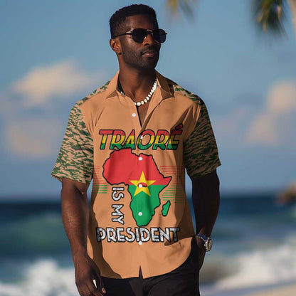 Traore Is My President Hawaiian Shirt Africa For Africans