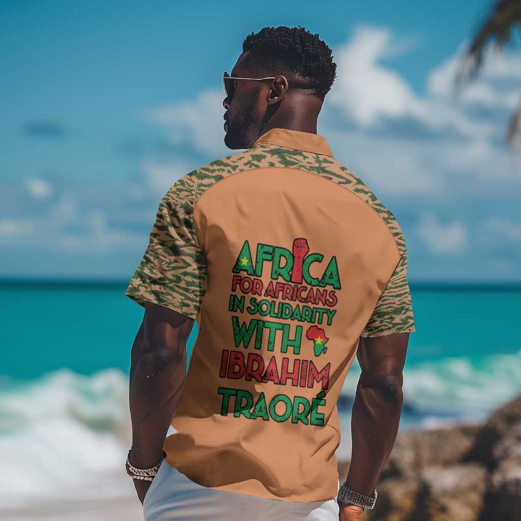 Traore Is My President Hawaiian Shirt Africa For Africans