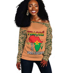 Traore Is My President Off Shoulder Sweater Africa For Africans