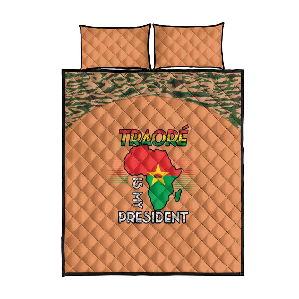 Traore Is My President Quilt Bed Set Africa For Africans
