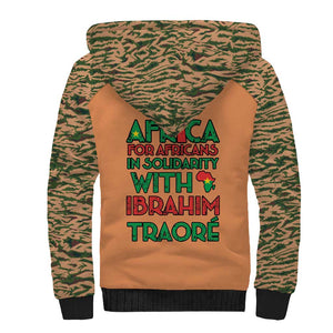 Traore Is My President Sherpa Hoodie Africa For Africans