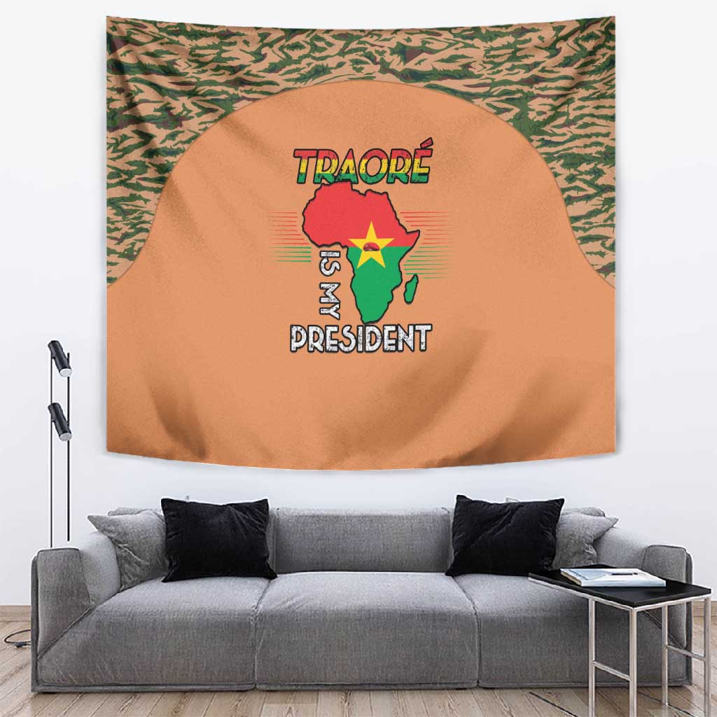 Traore Is My President Tapestry Africa For Africans