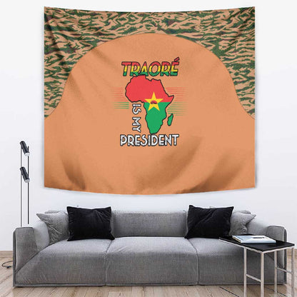 Traore Is My President Tapestry Africa For Africans