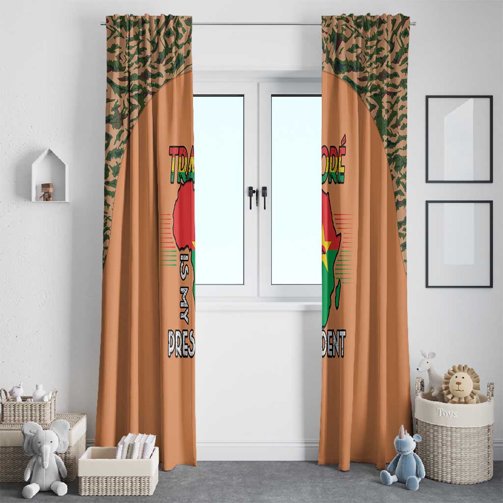 Traore Is My President Window Curtain Africa For Africans