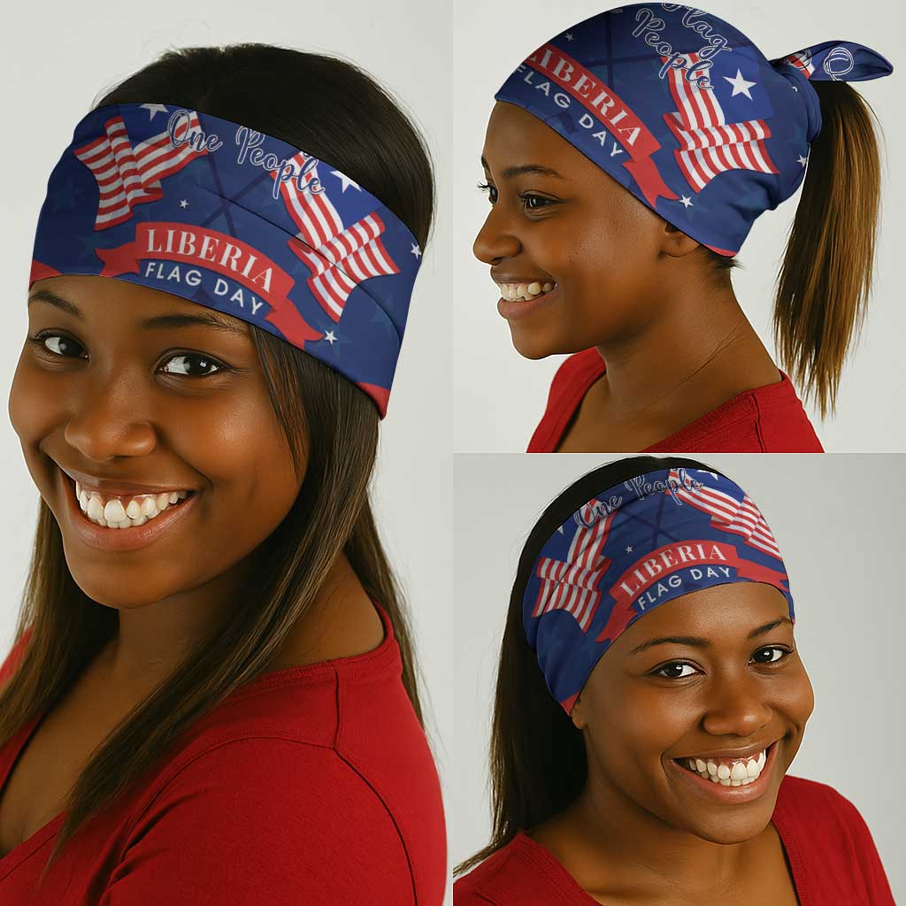 Liberia Flag Day Neck Gaiter One Flag One People LT15