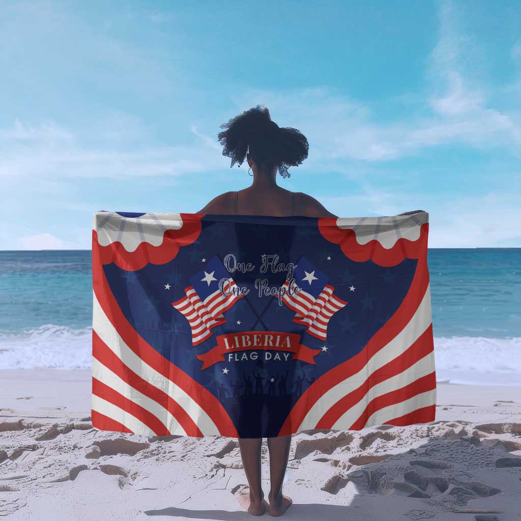 Liberia Flag Day Sarong One Flag One People - African Pride