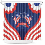 Liberia Flag Day Shower Curtain One Flag One People - African Pride
