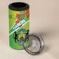 Personalized Gabon Independence Day 4 in 1 Can Cooler Tumbler Gradient Style - African Pride