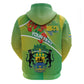 Personalized Gabon Independence Day Hoodie Gradient Style - African Pride