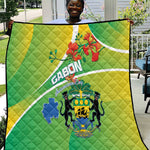 Gabon Independence Day Quilt Gradient Style - African Pride