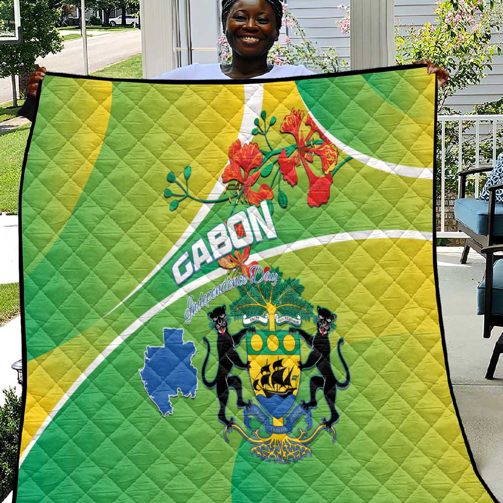 Gabon Independence Day Quilt Gradient Style - African Pride