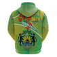 Personalized Gabon Independence Day Zip Hoodie Gradient Style - African Pride