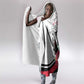 Sudan Hooded Blanket Sudanese Secretary Bird With Hibiscus - African Pride
