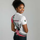 Personalized Sudan Women Polo Shirt Sudanese Secretary Bird With Hibiscus - African Pride