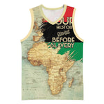 Pan-African Flag Day Basketball Jersey African Map - Vintage Style LT15