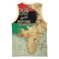 Pan-African Flag Day Basketball Jersey African Map - Vintage Style LT15