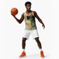 Pan-African Flag Day Basketball Jersey African Map - Vintage Style LT15