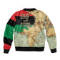 Pan-African Flag Day Bomber Jacket African Map - Vintage Style - African Pride