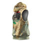 Pan-African Flag Day Sleeveless Hoodie African Map - Vintage Style - African Pride