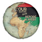 Pan-African Flag Day Spare Tire Cover African Map - Vintage Style - African Pride