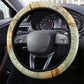 Pan-African Flag Day Steering Wheel Cover African Map - Vintage Style - African Pride