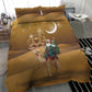 Afro Christmas in Sahara Morocco Bedding Set Black Santa Riding Camel - African Pride