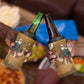 Afro Christmas in Sahara Morocco 4 in 1 Can Cooler Tumbler Black Santa Riding Camel - African Pride