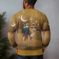 Afro Christmas in Sahara Morocco Ugly Christmas Sweater Black Santa Riding Camel - African Pride