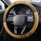 Afro Christmas in Sahara Morocco Steering Wheel Cover Black Santa Riding Camel - African Pride