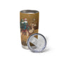 Afro Christmas in Sahara Morocco Tumbler Cup Black Santa Riding Camel - African Pride