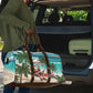 Liberia Christmas Travel Bag Santa Chill on Tropical Beach