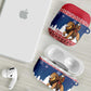 Liberia Christmas AirPods Case Black Santa Riding Lion - Merry Christmas