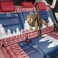 Afro Christmas in Liberia Back Car Seat Cover Black Santa Riding Lion - Merry Christmas - African Pride