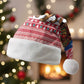 Personalized Afro Christmas in Liberia Christmas Santa Hat Black Santa Riding Lion - Merry Christmas - African Pride