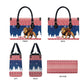 Liberia Christmas Leather Bag Black Santa Riding Lion - Merry Christmas