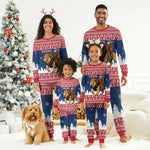 Personalized Afro Christmas in Liberia Christmas Pajama Set Black Santa Riding Lion - Merry Christmas - African Pride