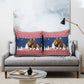 Liberia Christmas Pillow Cover Black Santa Riding Lion - Merry Christmas