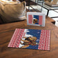 Liberia Christmas Puzzle Black Santa Riding Lion - Merry Christmas