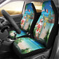 Afro Christmas in Mayotte Car Seat Cover Santa Chill on Tropical Beach - African Pride