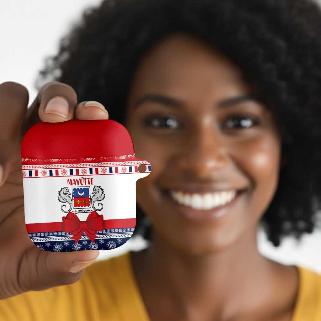 Mayotte Christmas AirPods Case Joyeux Noel