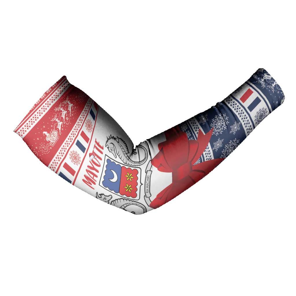 Personalized Mayotte Christmas Arm Sleeves Joyeux Noel