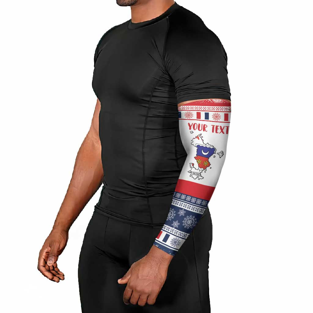 Personalized Mayotte Christmas Arm Sleeves Joyeux Noel