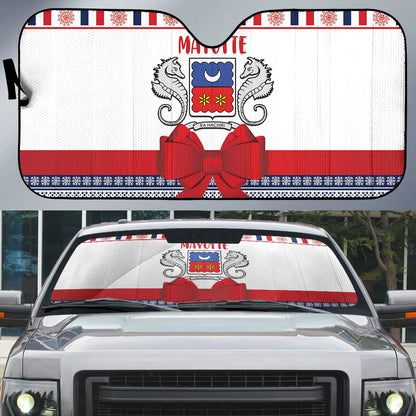 Mayotte Christmas Auto Sun Shade Joyeux Noel