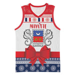 Afro Christmas in Mayotte Personalized Basketball Jersey Joyeux Noel LT15