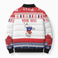 Personalized Mayotte Christmas Bomber Puffer Jacket Joyeux Noel