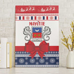 Afro Christmas in Mayotte Canvas Wall Art Joyeux Noel - African Pride