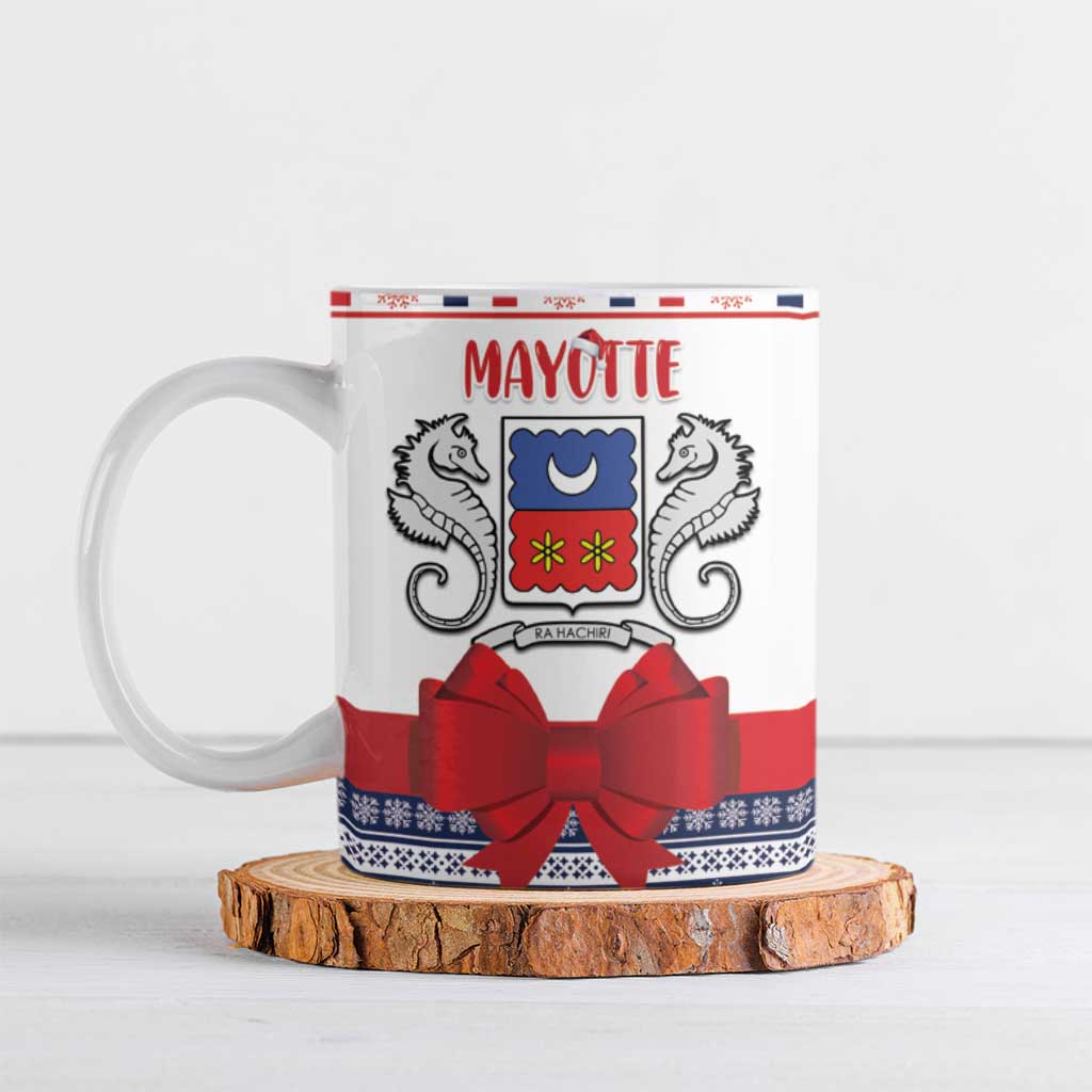 Personalized Mayotte Christmas Ceramic Mug Joyeux Noel
